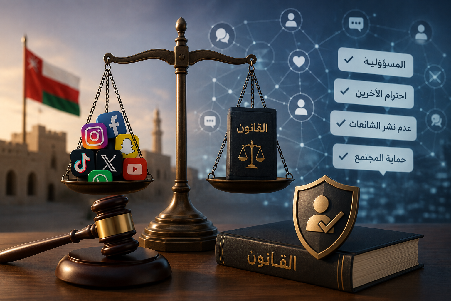 التواصل الاجتماعي في ميزان القانون